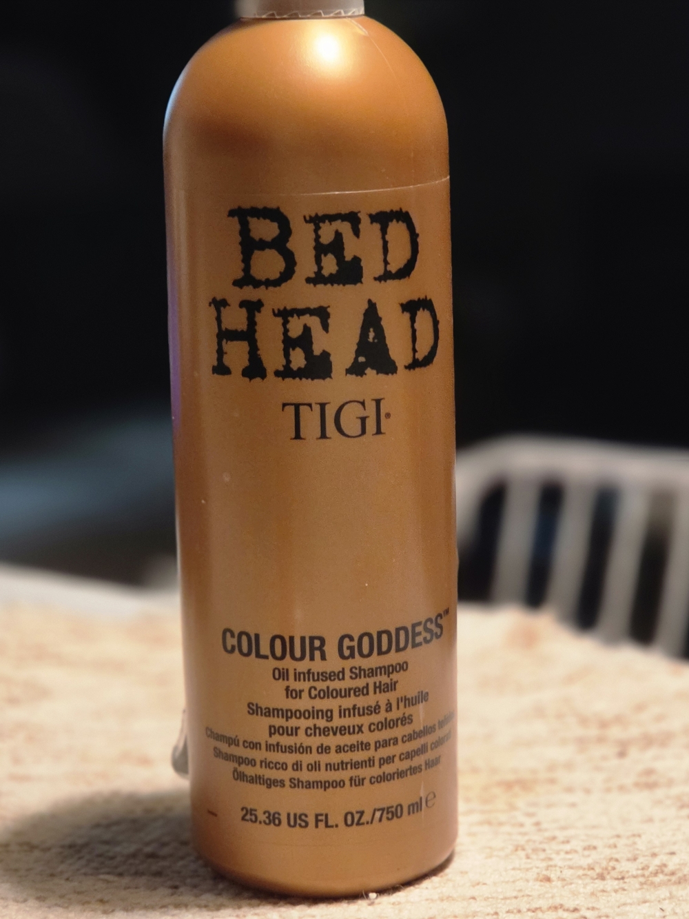 TIGI Bed Head Colour Goddess Shampoo - Gold Bottle